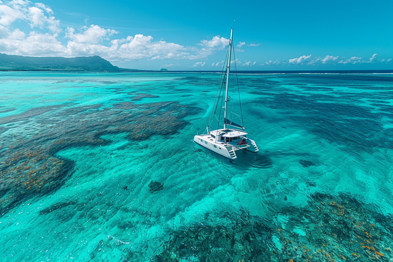 En route to the northern islands of Mauritius