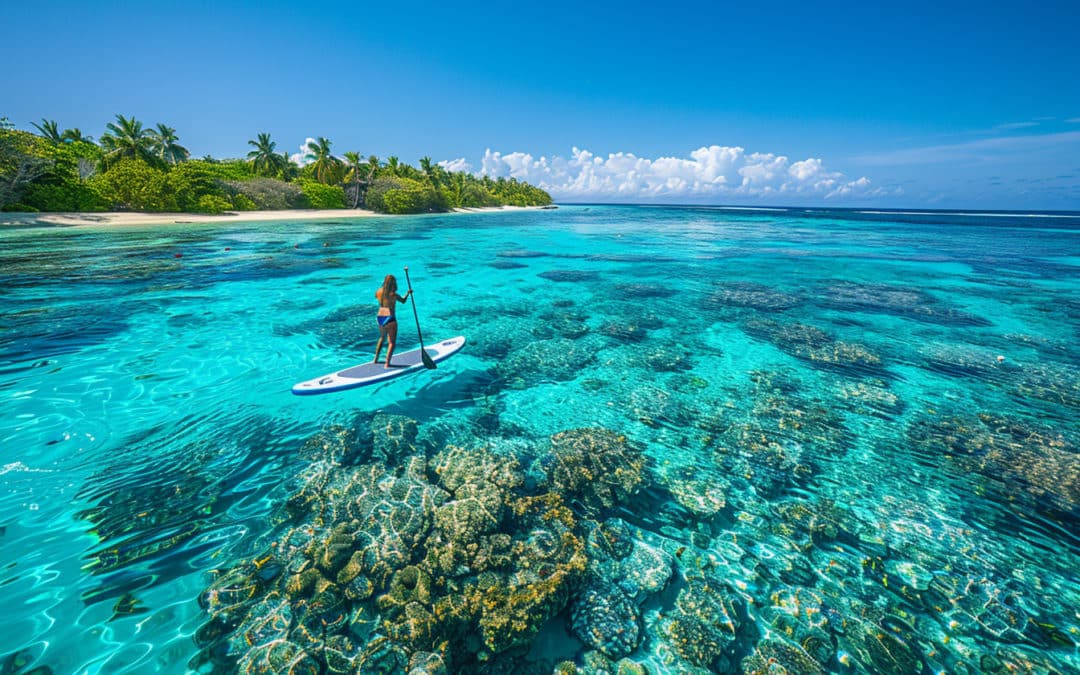 Le stand up paddle à l’île Maurice