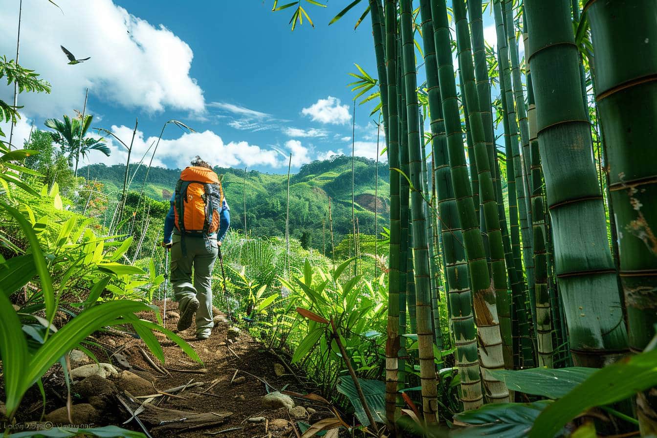 Randonnée dans les forêts de bambous à l’Île Maurice