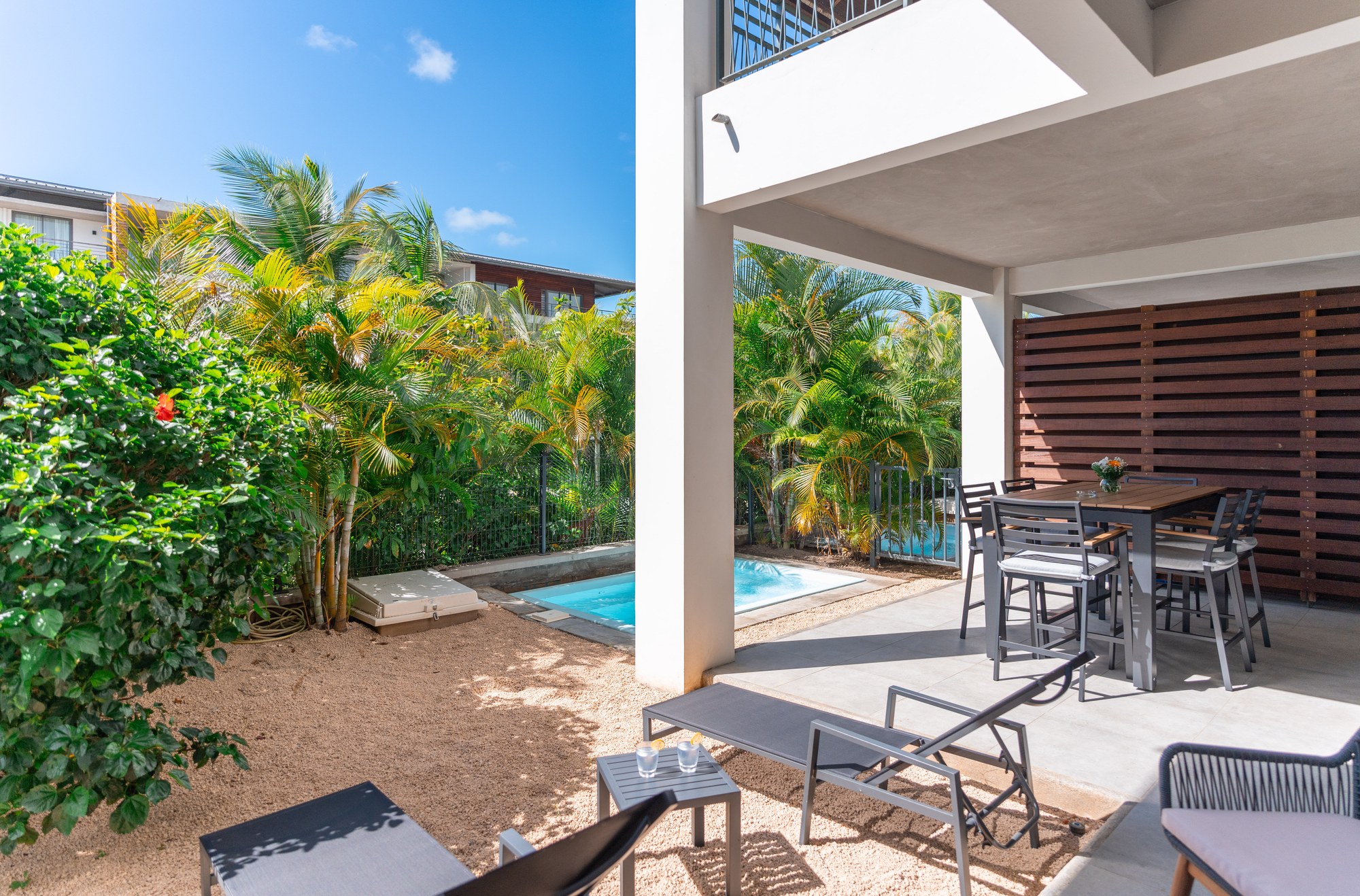 Appart-hôtel 2 chambres avec piscine privée
