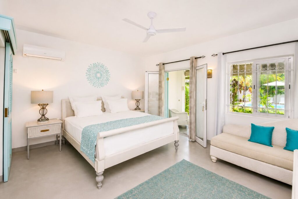 Chambre Tropical Room du Mandala Moris, boutique hôtel à privatiser à l'île Maurice