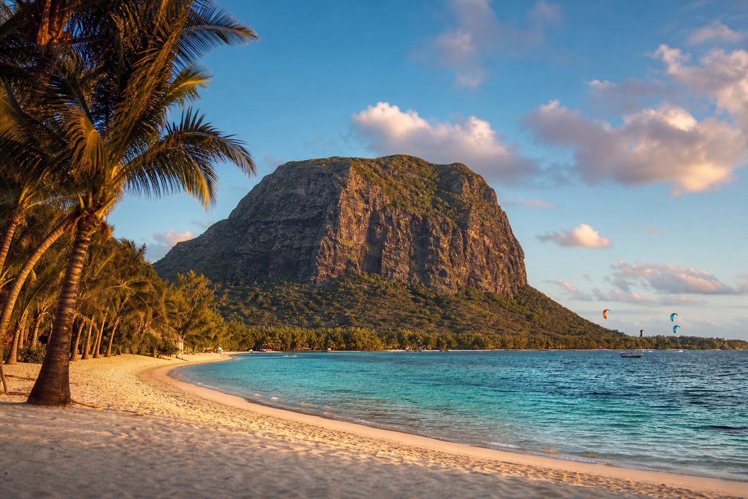 Le Morne Brabant : randonnée, plage, kitesurf et histoire — île Maurice