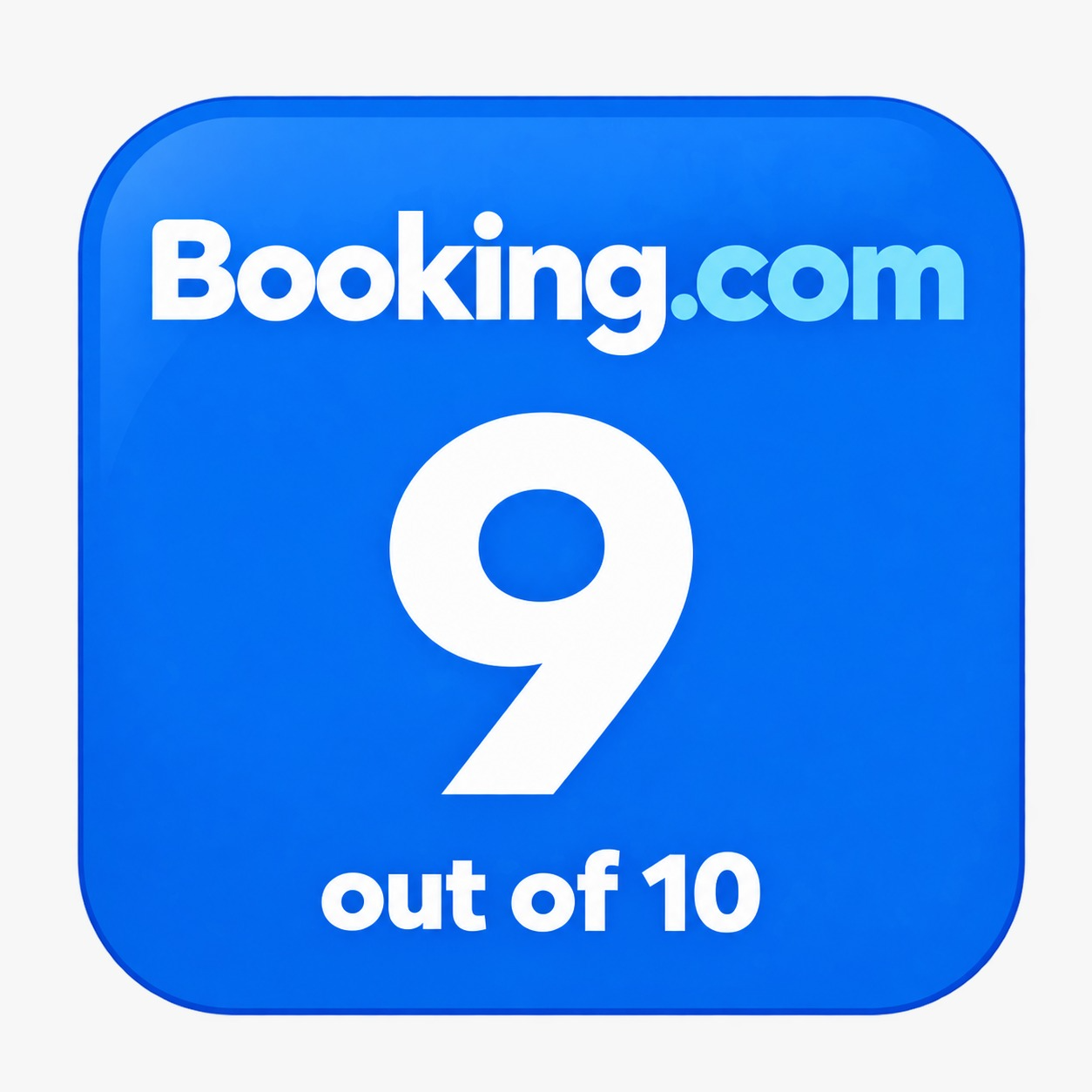 Booking.com : note de 9 sur 10
